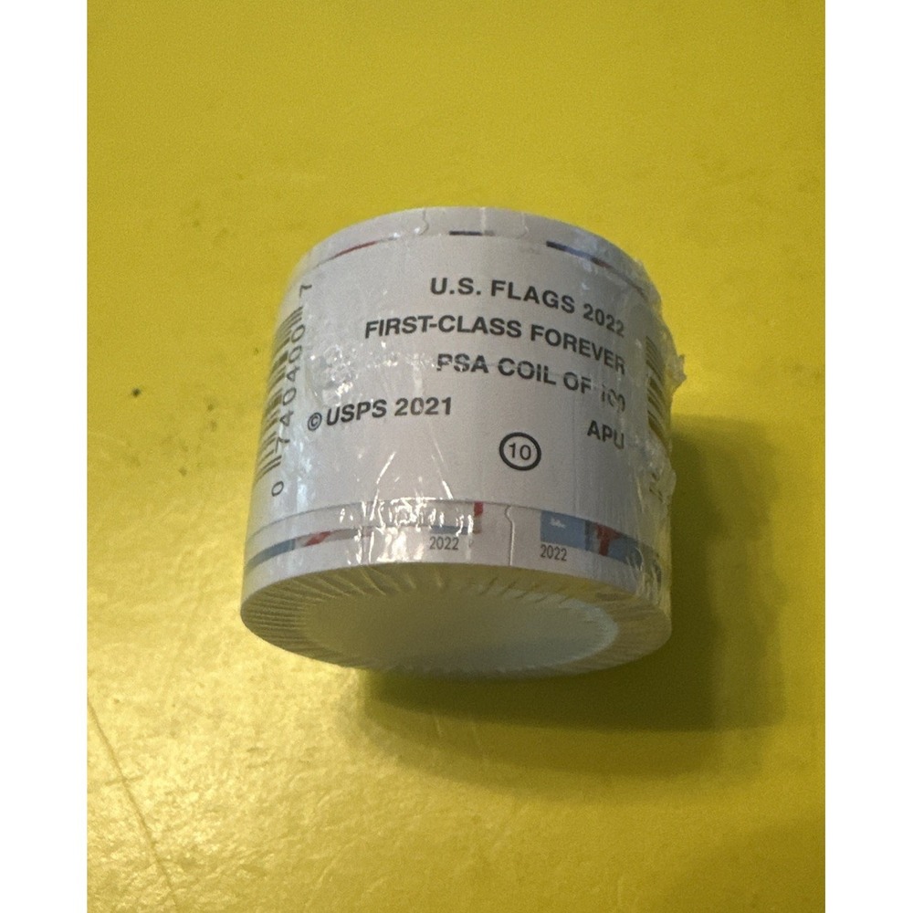 1 Roll of 100 Count‎ Authentic USPS Forever Flag Stamps 2022 Edition NEW Sealed
